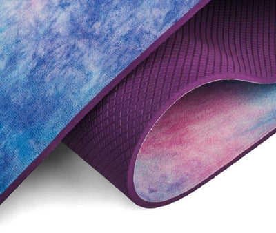 Tie-dye Suede Yoga Mat