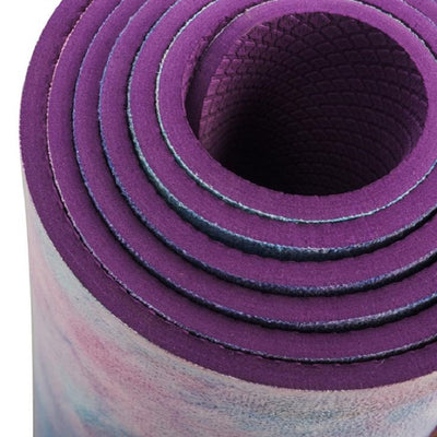 Tie-dye Suede Yoga Mat